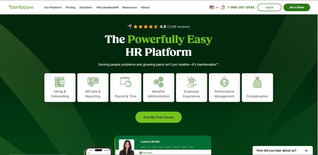 Best HR Software in UAE_BambooHR Image