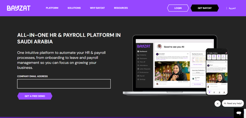 Best HR Software in Saudi Arabia_Bayzat