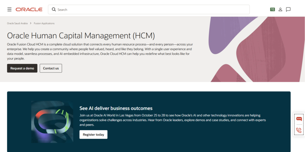 Best HR Software in Saudi Arabia_Oracle Fusion Cloud HCM